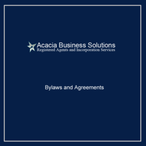 Bylaws and Agreements