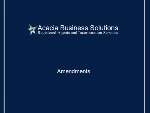 Amendments
