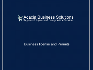Business license and Permits
