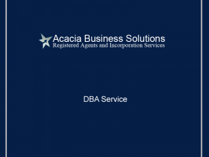 DBA Service