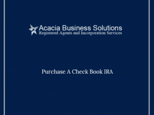 Check Book IRA