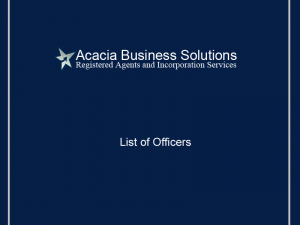 List of Officers