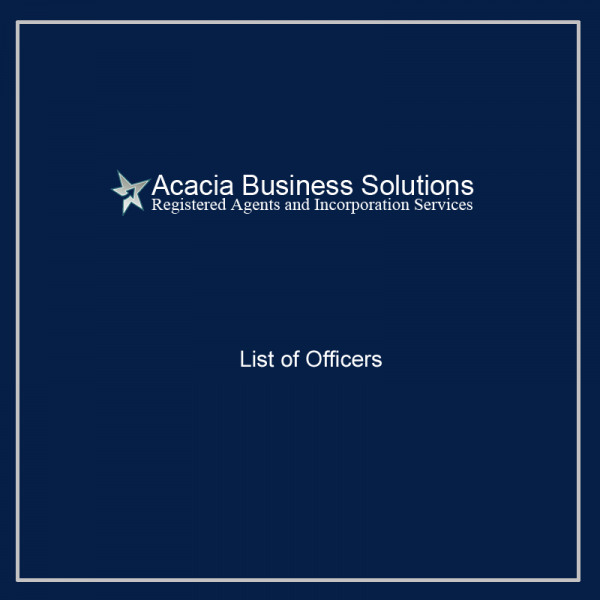 List of Officers