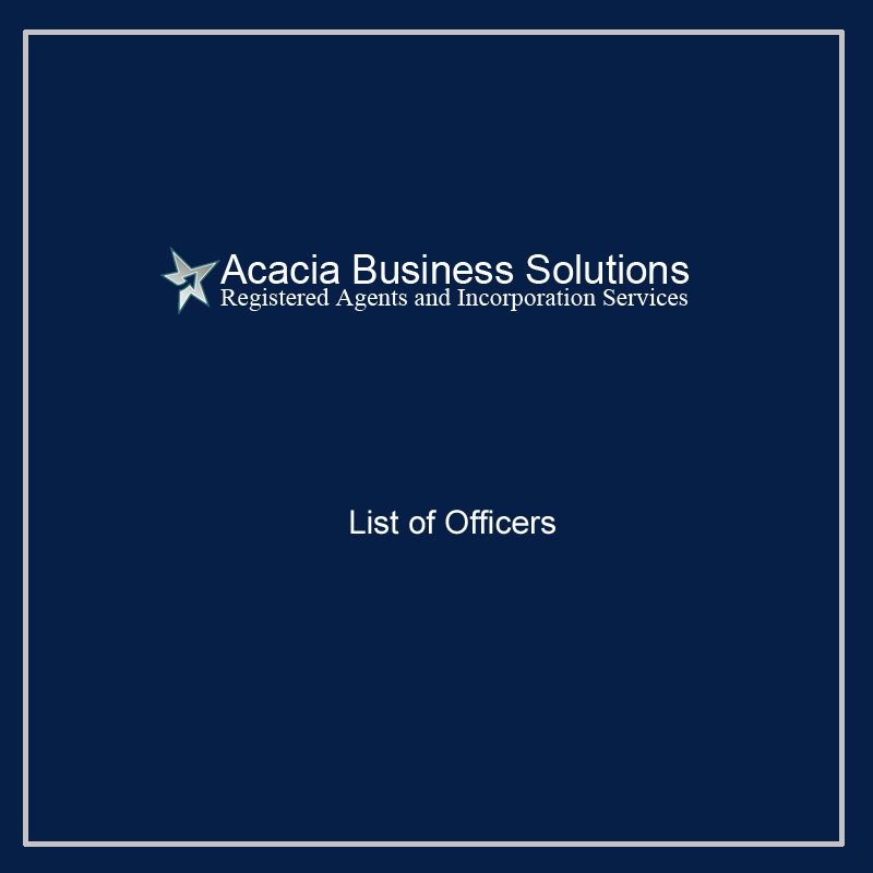 List of Officers