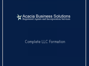 LLC Formation